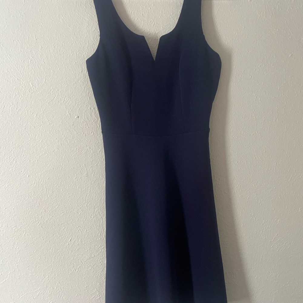 Planet Gold Deep Blue Mini Dress